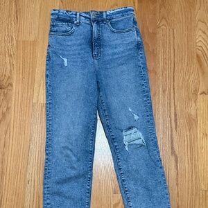 Express High Waisted Mom Jeans